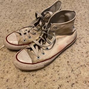 Converse Kids High-Top Sneakers - Beige